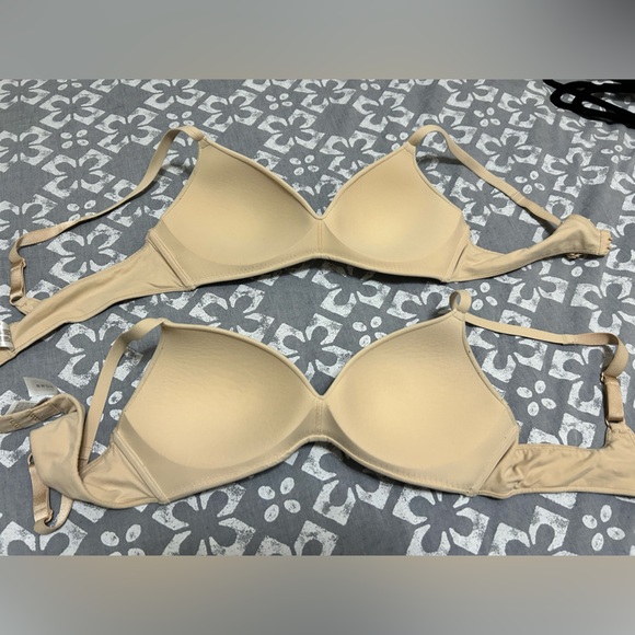 Wacoal wireless Seamless Tan Bra Set 36A - Picture 3 of 3